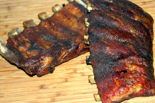 Ribs with tips of bones exposed. Ribs with tips of bones exposed.
